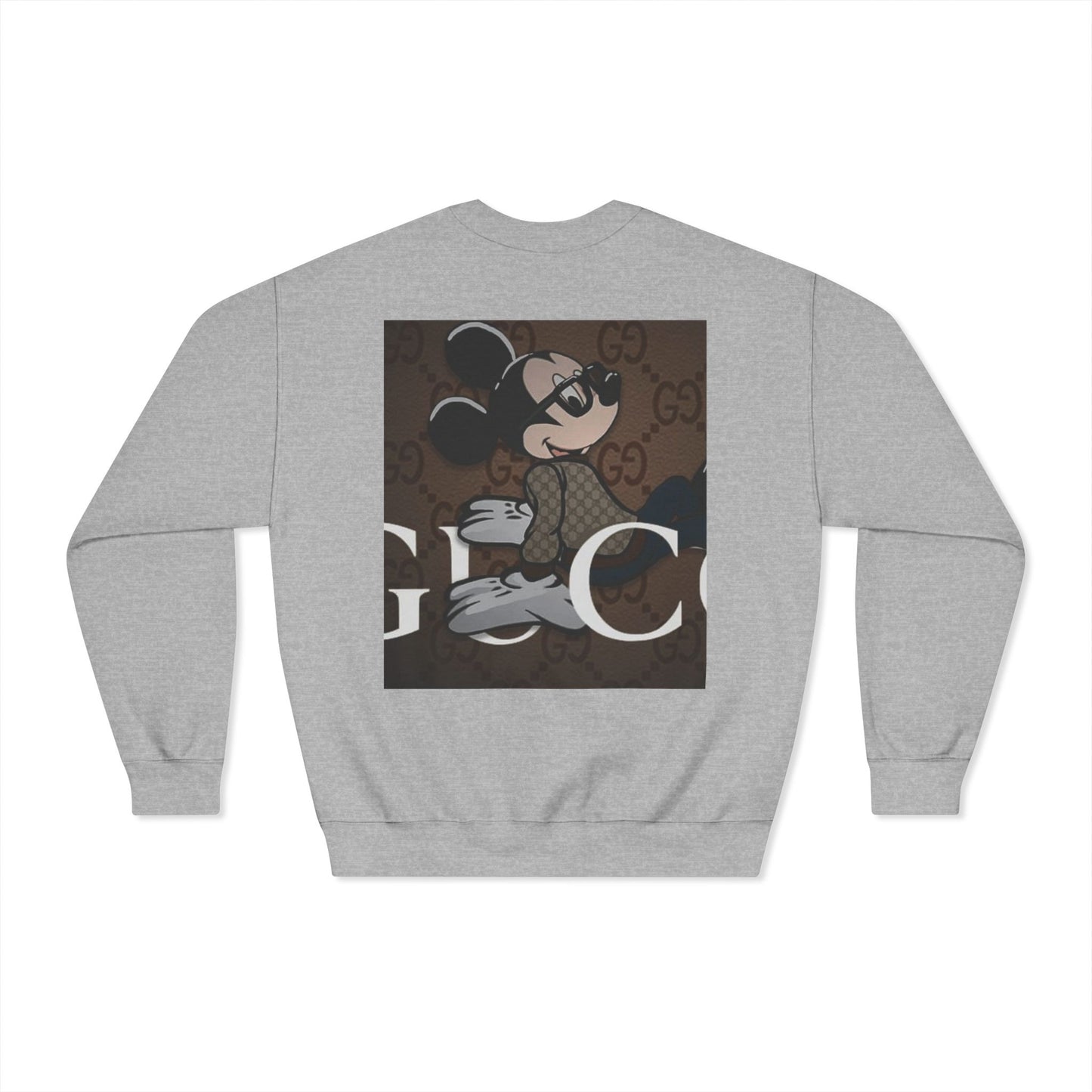 Trendy Mickey Mouse Graphic Crewneck Sweatshirt - Unisex Casual Wear