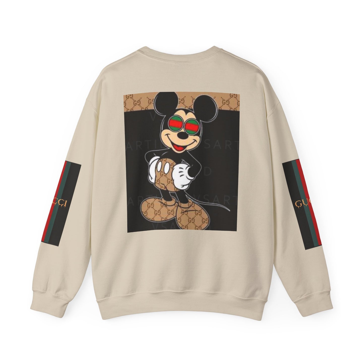 Gucci-Inspired Mickey Mouse Unisex Heavy Blend™ Crewneck Sweatshirt