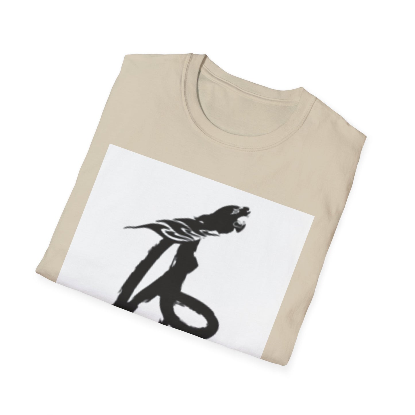 Unisex Softstyle T-Shirt - Black Bird Design for Nature Lovers