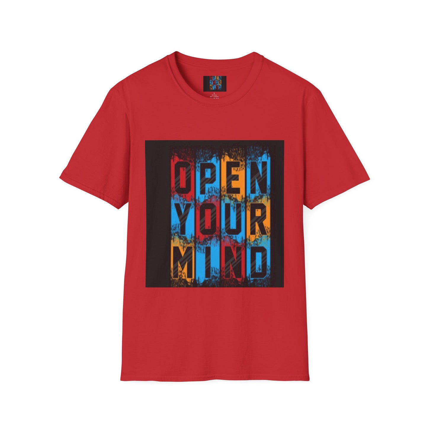Open Your Mind Unisex Softstyle T-Shirt - Inspiring Wear for Creative Souls