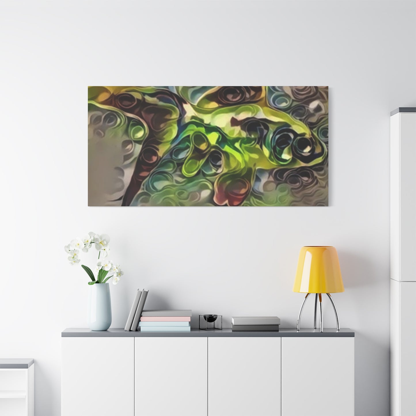 Abstract Nature Canvas Art - Stretched Matte Wall Decor