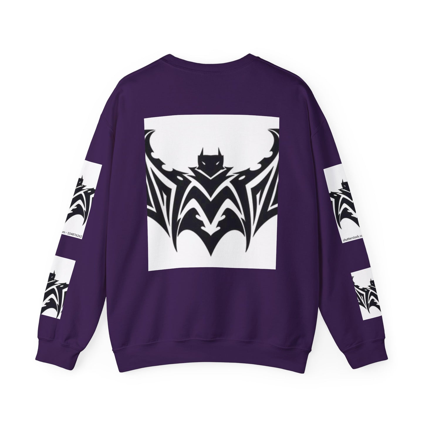 Gothic Bat Sweatshirt - Unisex Crewneck for Halloween & Casual Wear