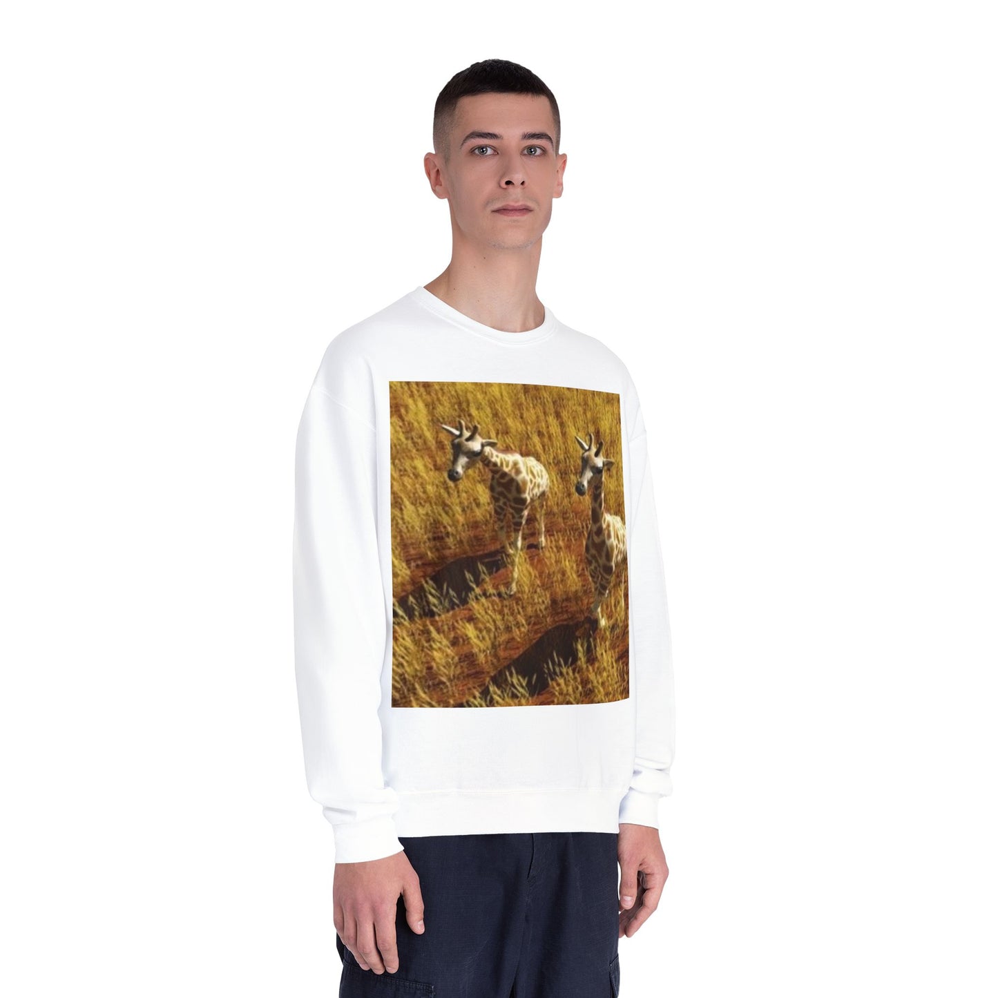 Giraffe Inspired Cozy Sweatshirt - Perfect for Wildlife Lovers