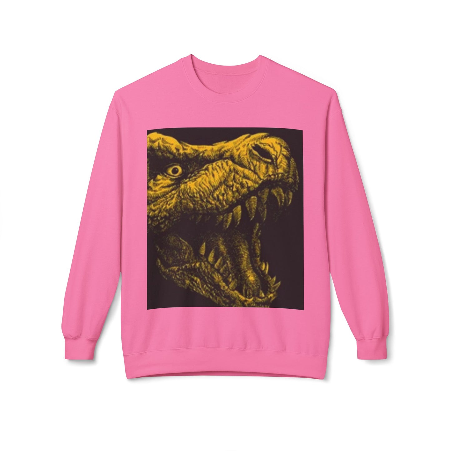 Unisex Dinosaur Graphic Sweatshirt - Cozy Midweight Crewneck
