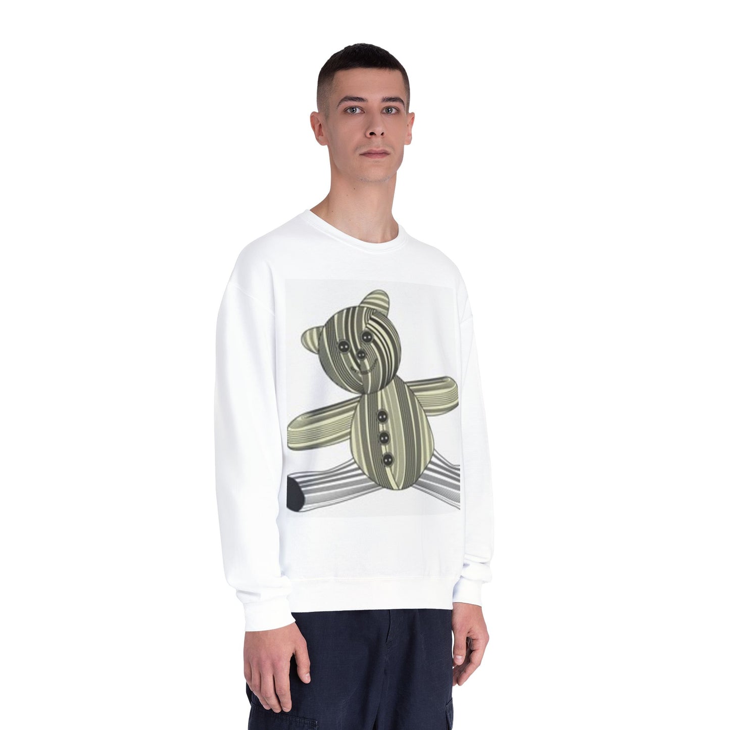 Cozy Teddy Bear Graphic Sweatshirt - Perfect for All Ages
