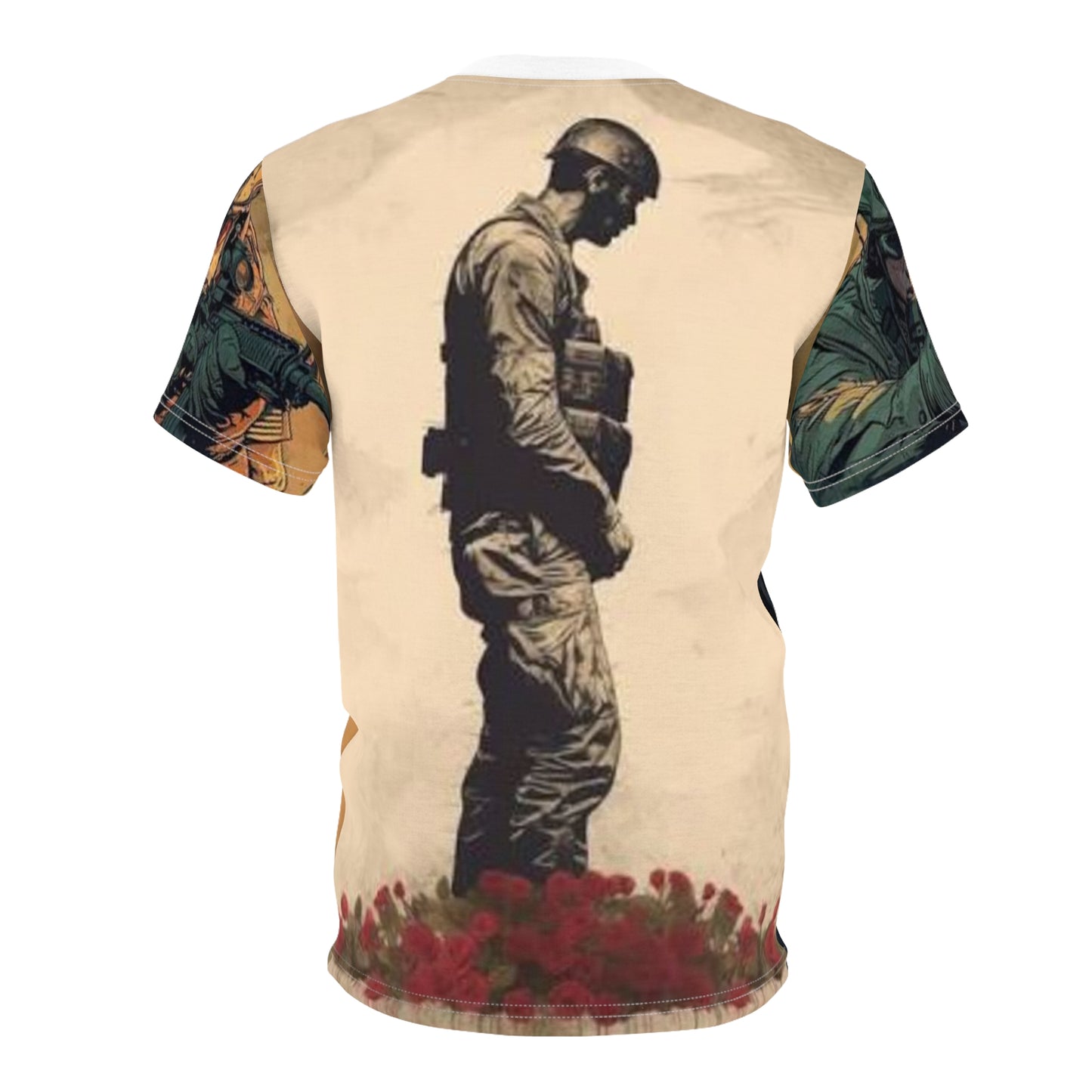 Unisex Military Graphic Tee - Rare Combat Design