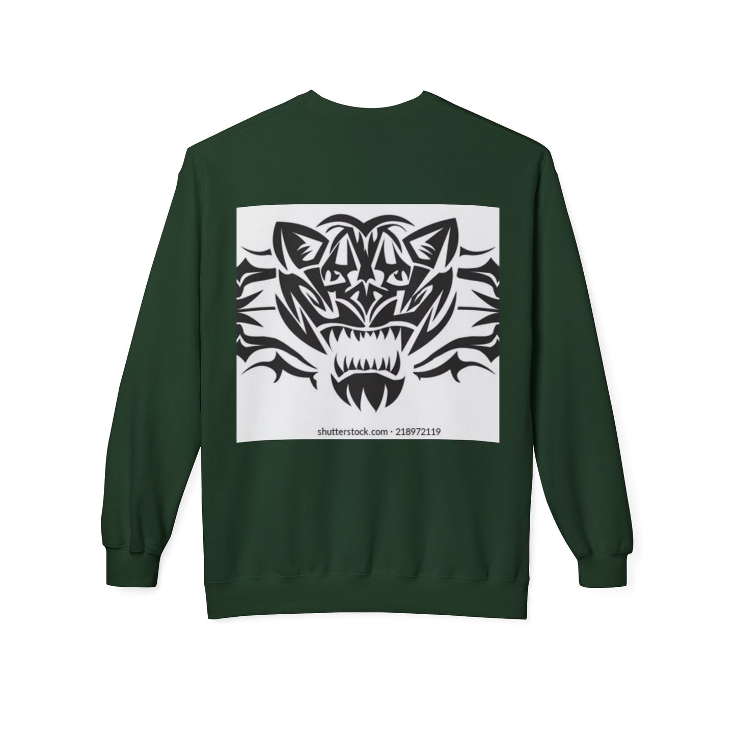 Fierce Tiger Graphic Sweatshirt for Nature Lovers