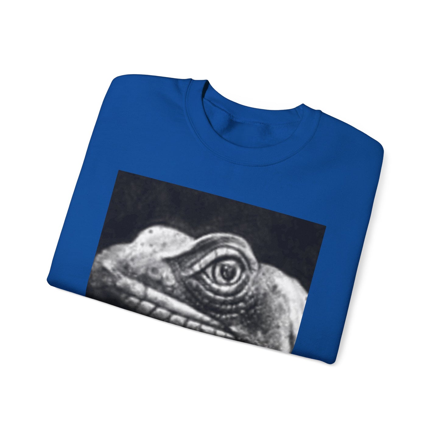 Unique Unisex Crewneck Sweatshirt with Bold Lizard Design