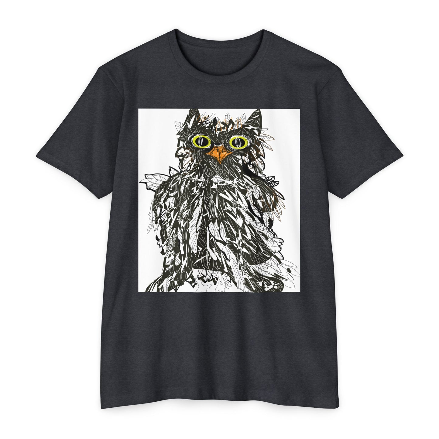Whimsical Cat Graphic Unisex T-Shirt - Fun & Artsy Apparel