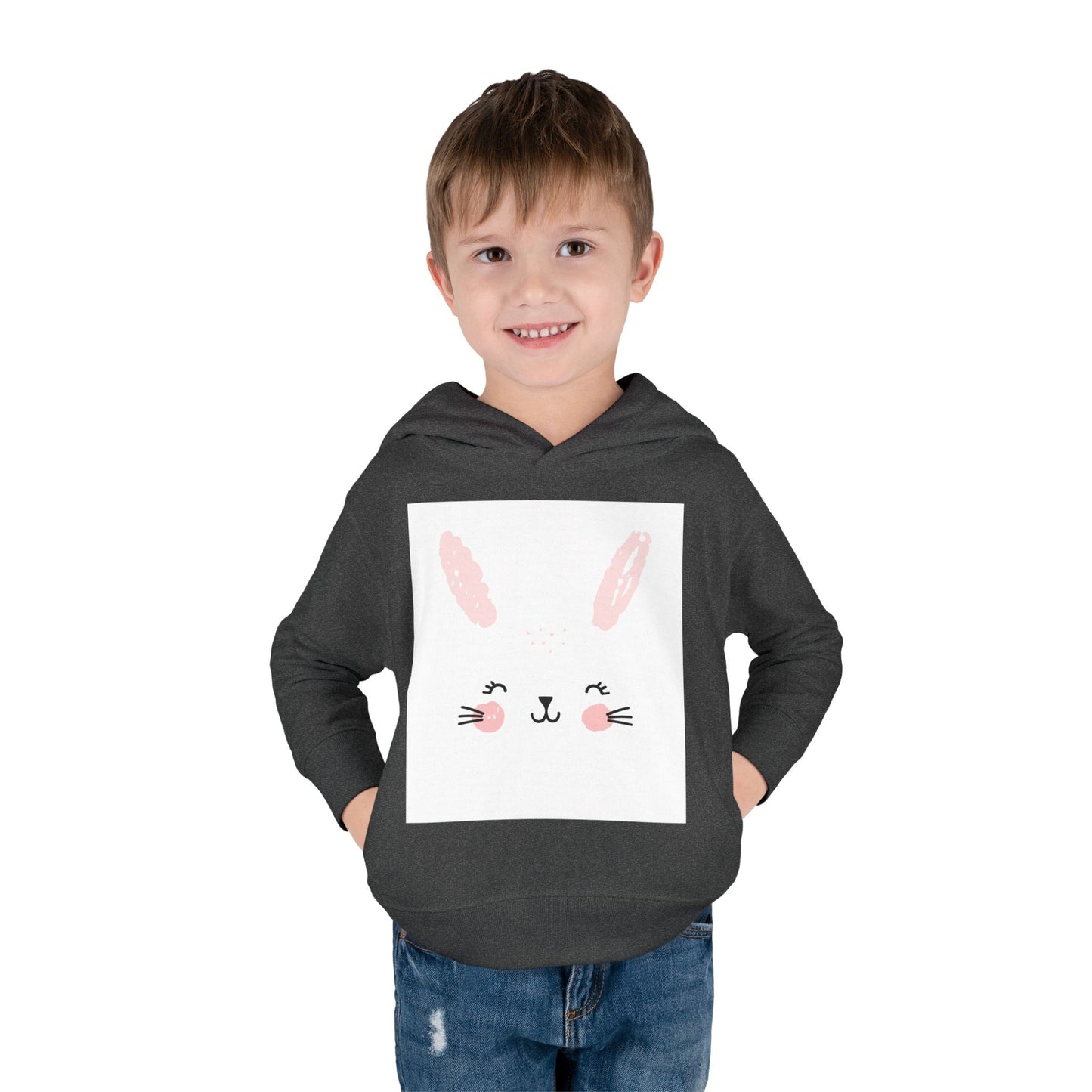 Cute Bunny Hoodie for Toddlers - Cozy Fleece Pullover