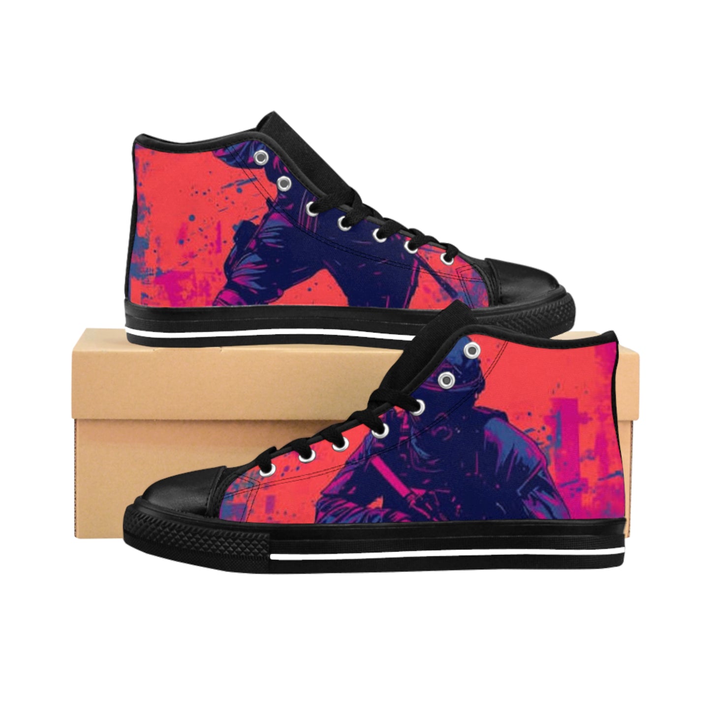 Urban Art High-Top Sneakers for Trendsetters