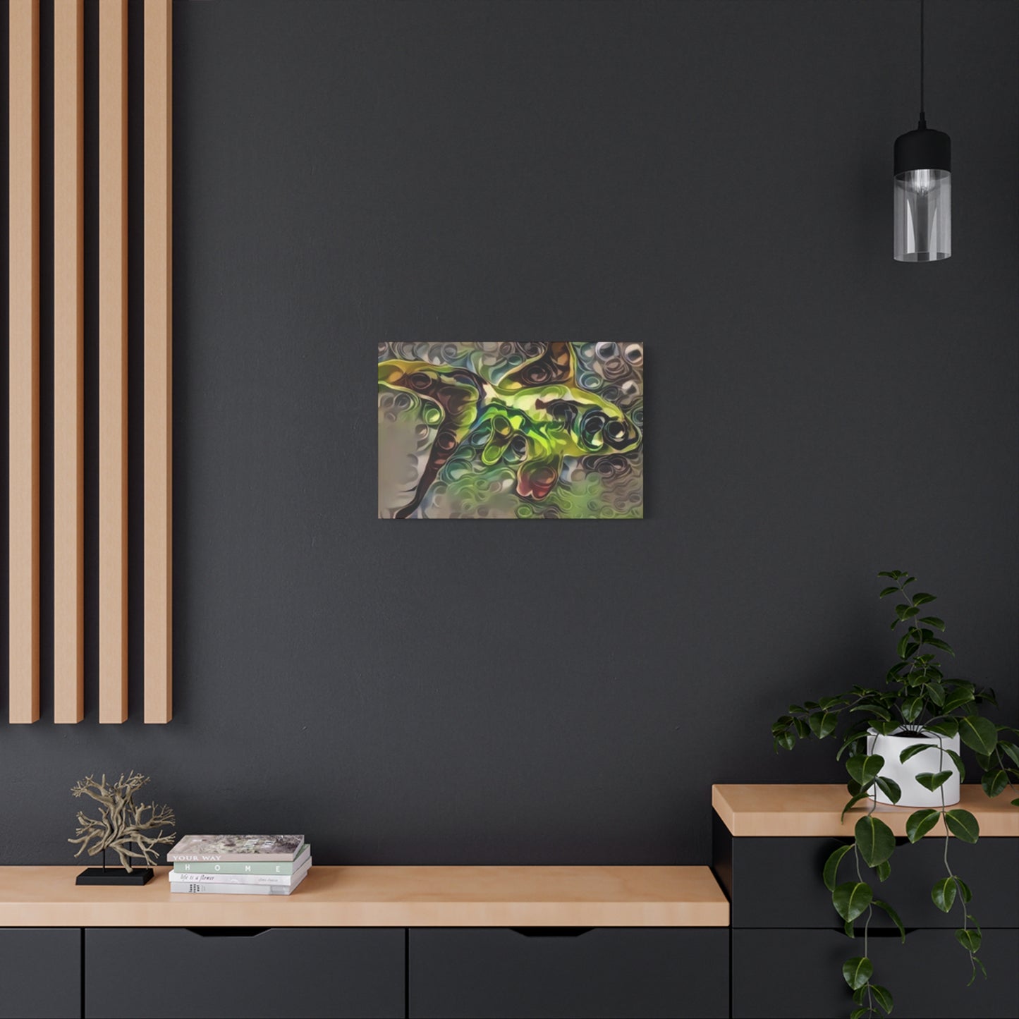 Abstract Nature Canvas Art - Stretched Matte Wall Decor