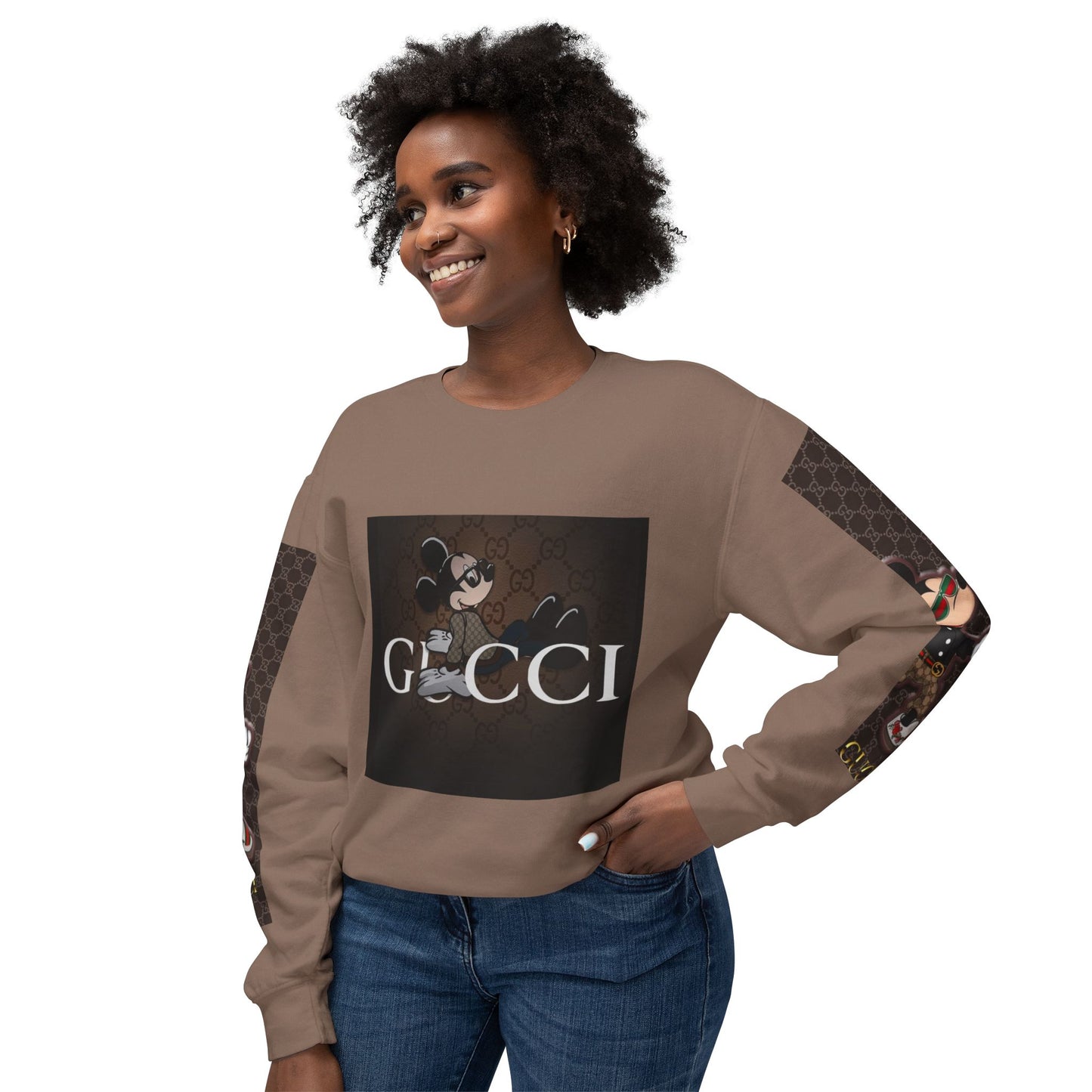 Mickey Mouse Stylish Crewneck Sweatshirt - Unisex Luxury Fashion