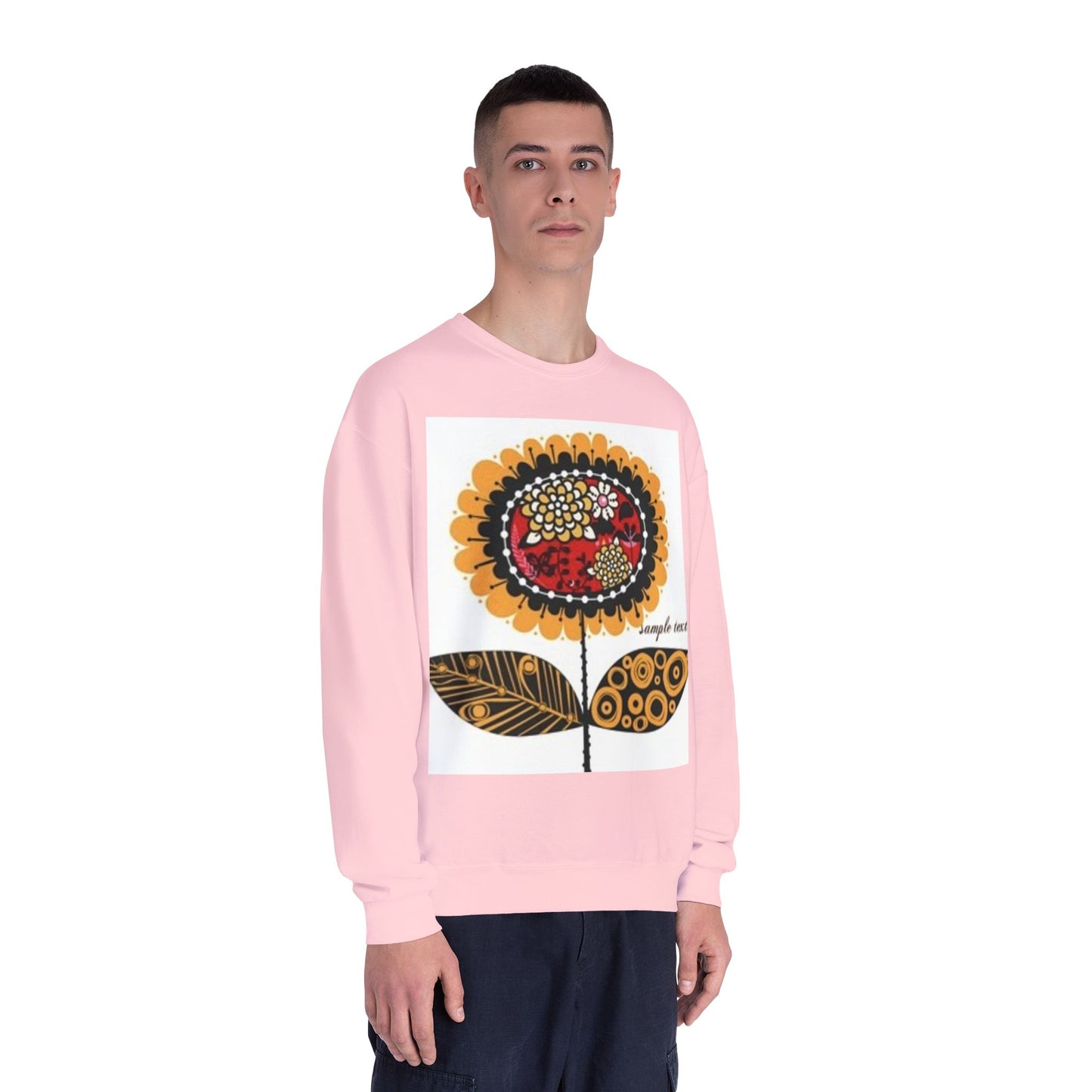 Floral Graphic Sweatshirt - Cozy Unisex Crewneck for All Occasions