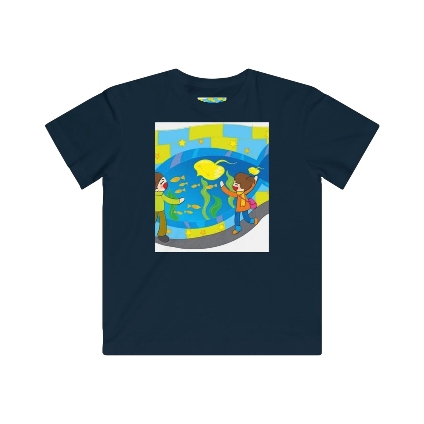 Kids Fun Underwater Adventure Tee - Colorful Fish Design