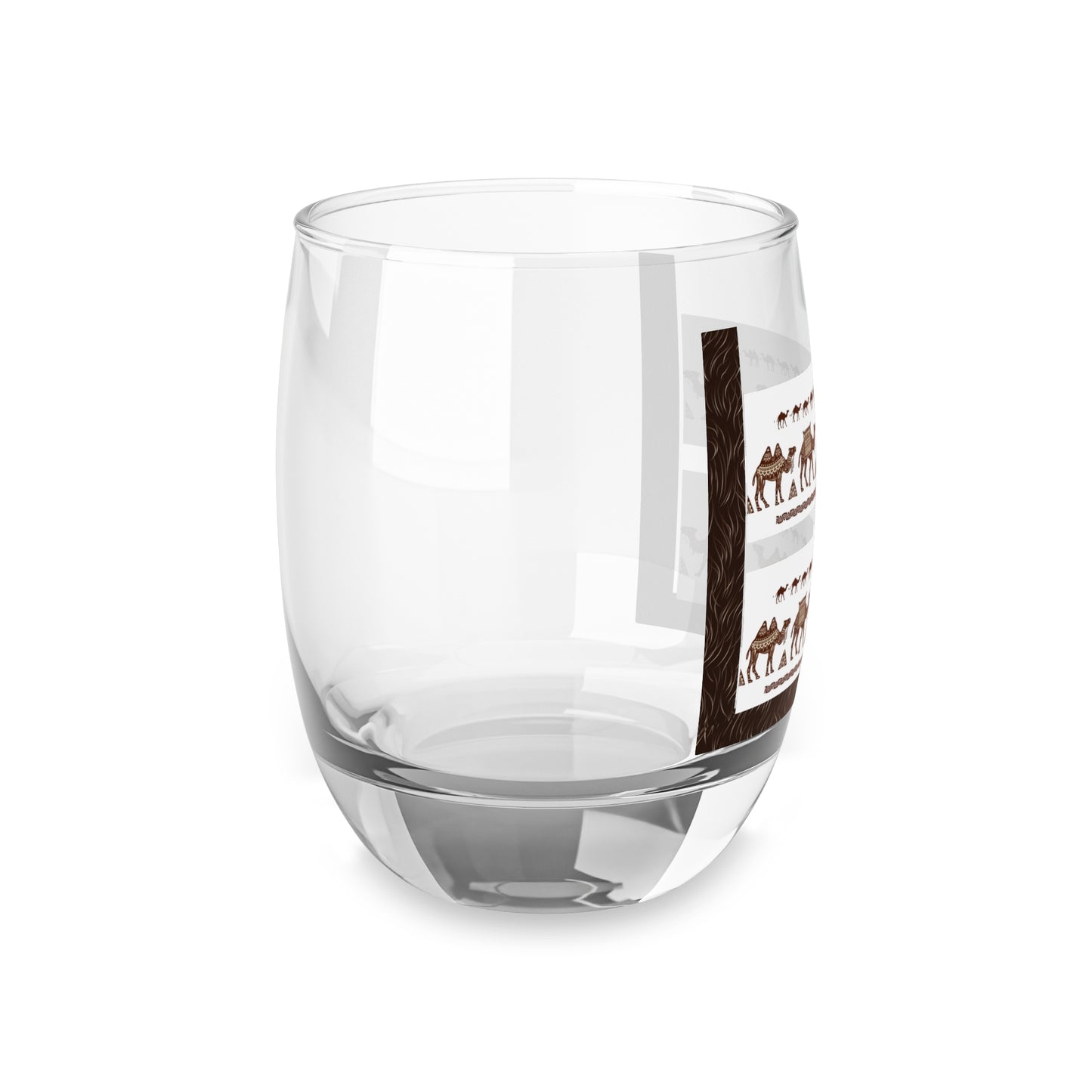 Rustic Whiskey Glass with Camel Design - Perfect Gift for Whiskey Lovers & Outdoor Enthusiasts