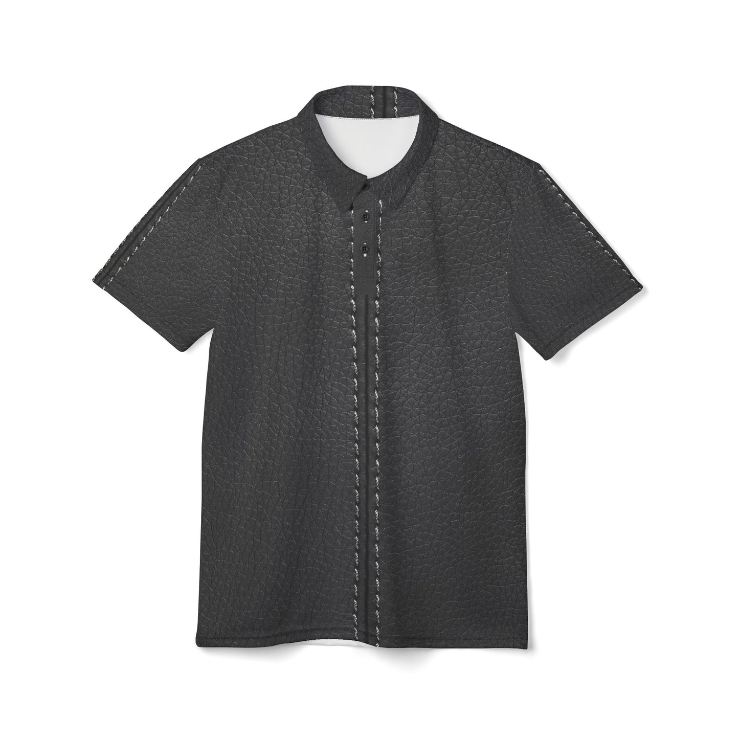 Stylish Textured Unisex Polo Shirt - Casual Comfort for Everyday Wear