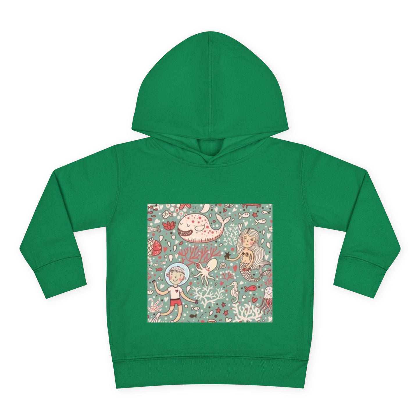 Whimsical Ocean Adventure Toddler Hoodie