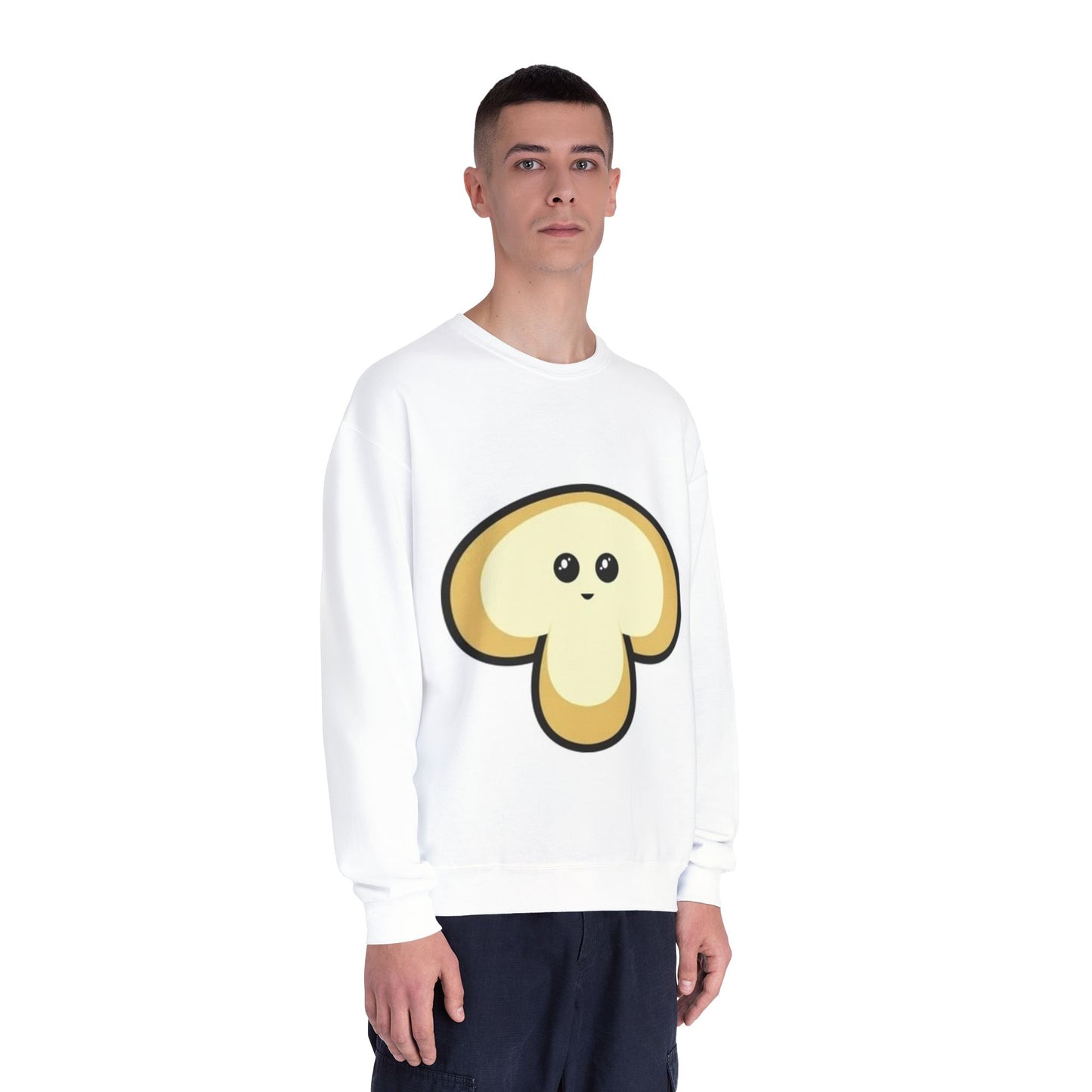 Cute Mushroom Unisex Crewneck Sweatshirt - Cozy & Fun!