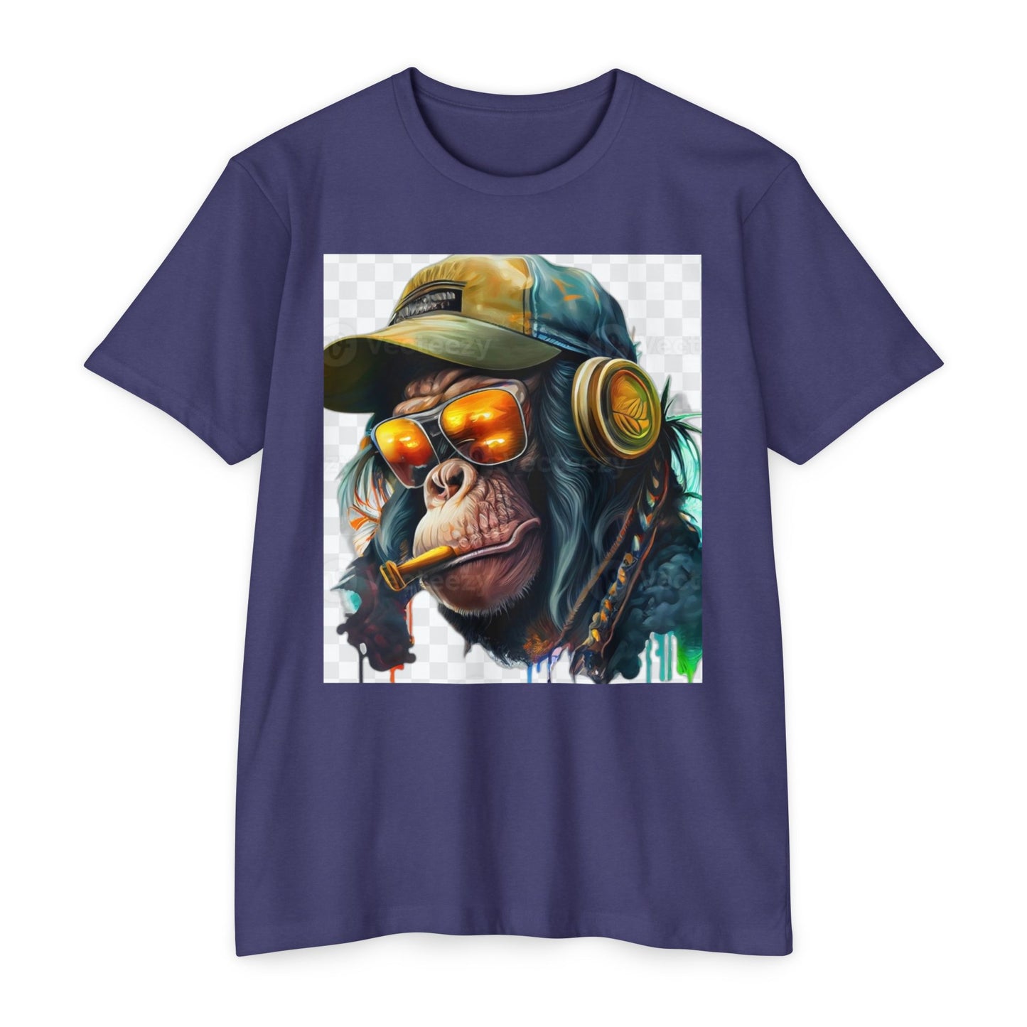 Cool Monkey Graphic Unisex T-Shirt - Perfect for Music Lovers