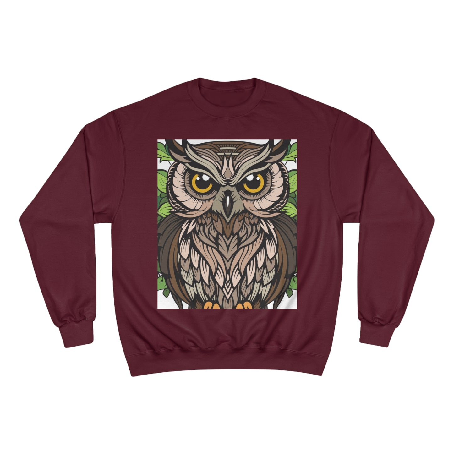 Champion Owl Sweatshirt - Cozy Unisex Sweater Perfect for Nature Lovers