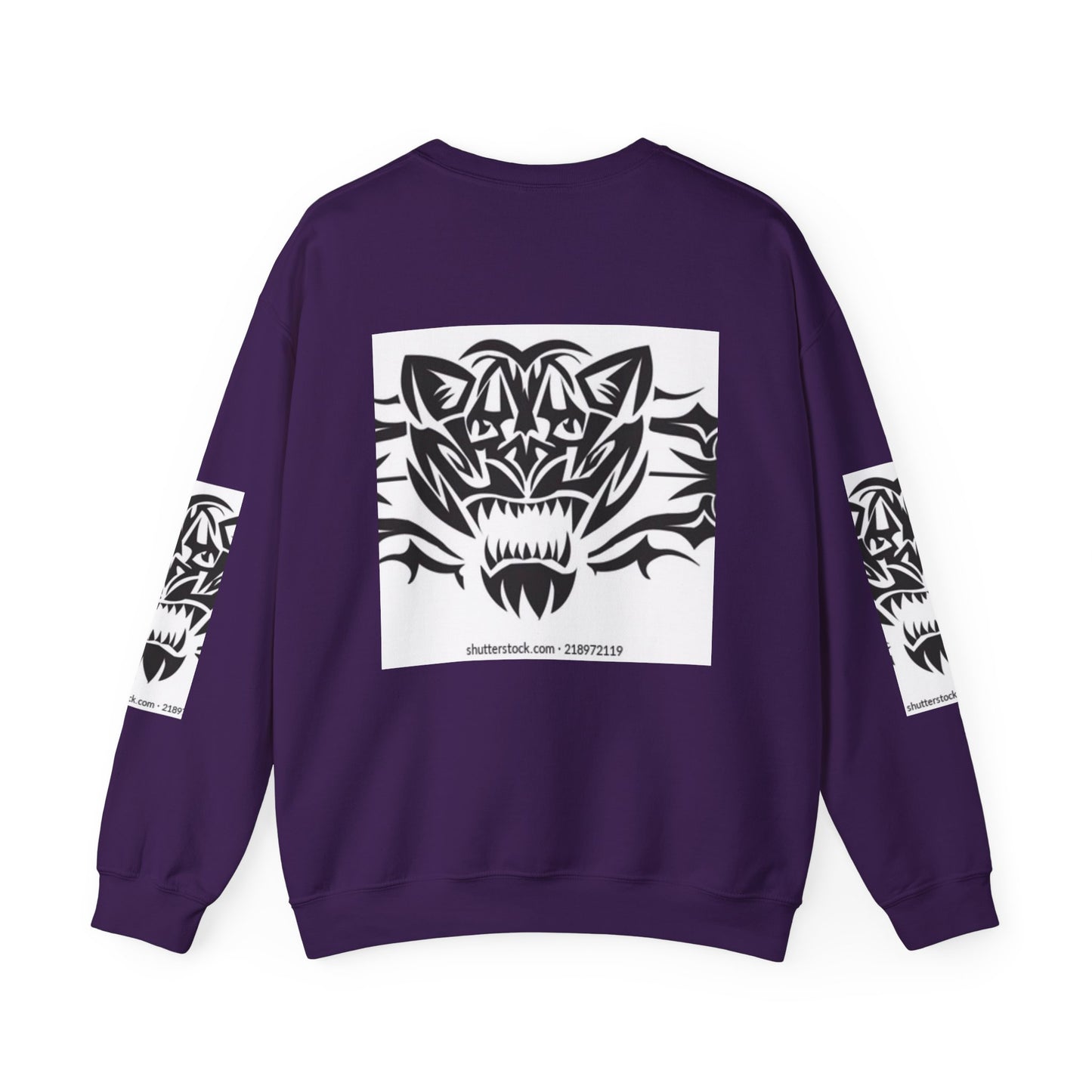 Bold Tiger Graphic Unisex Sweatshirt - Fierce Animal Design