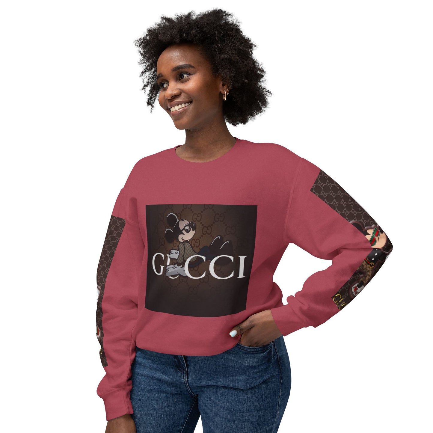 Mickey Mouse Stylish Crewneck Sweatshirt - Unisex Luxury Fashion
