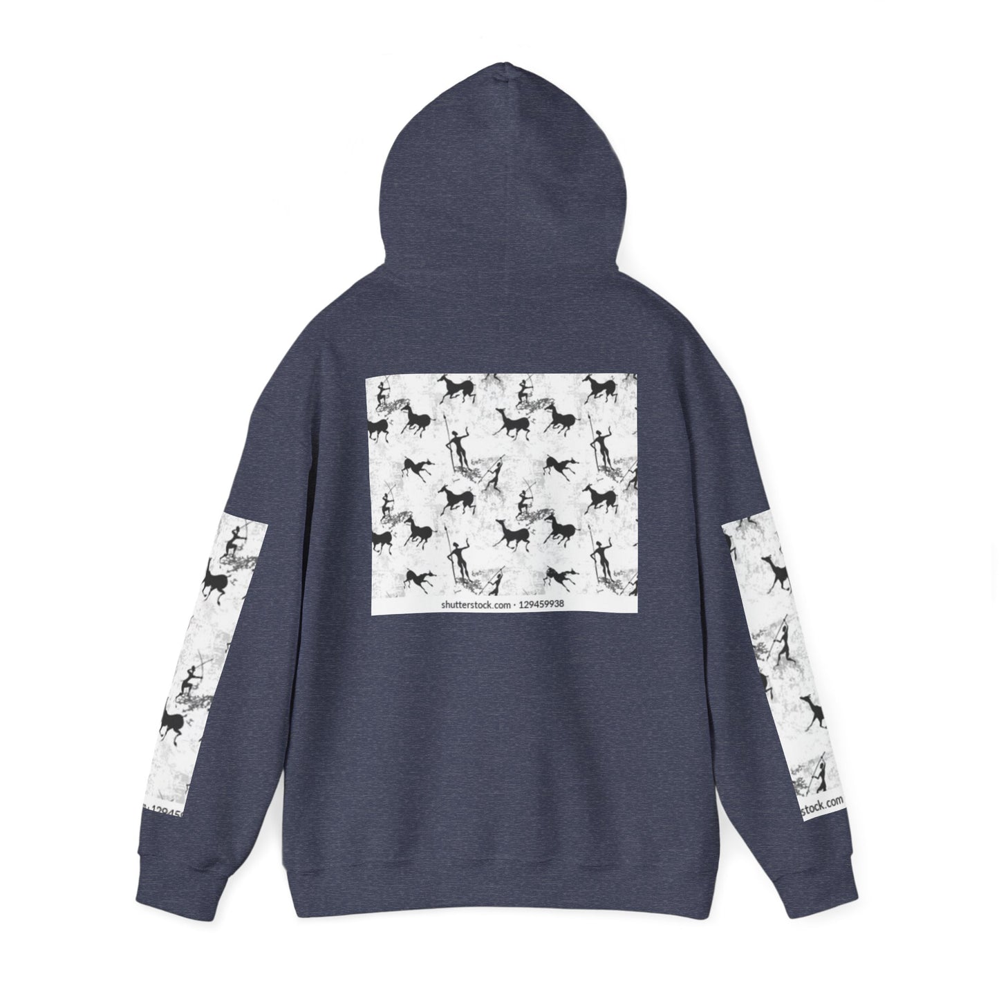 Unisex Heavy Blend Hooded Sweatshirt - Equestrian-Inspired Design