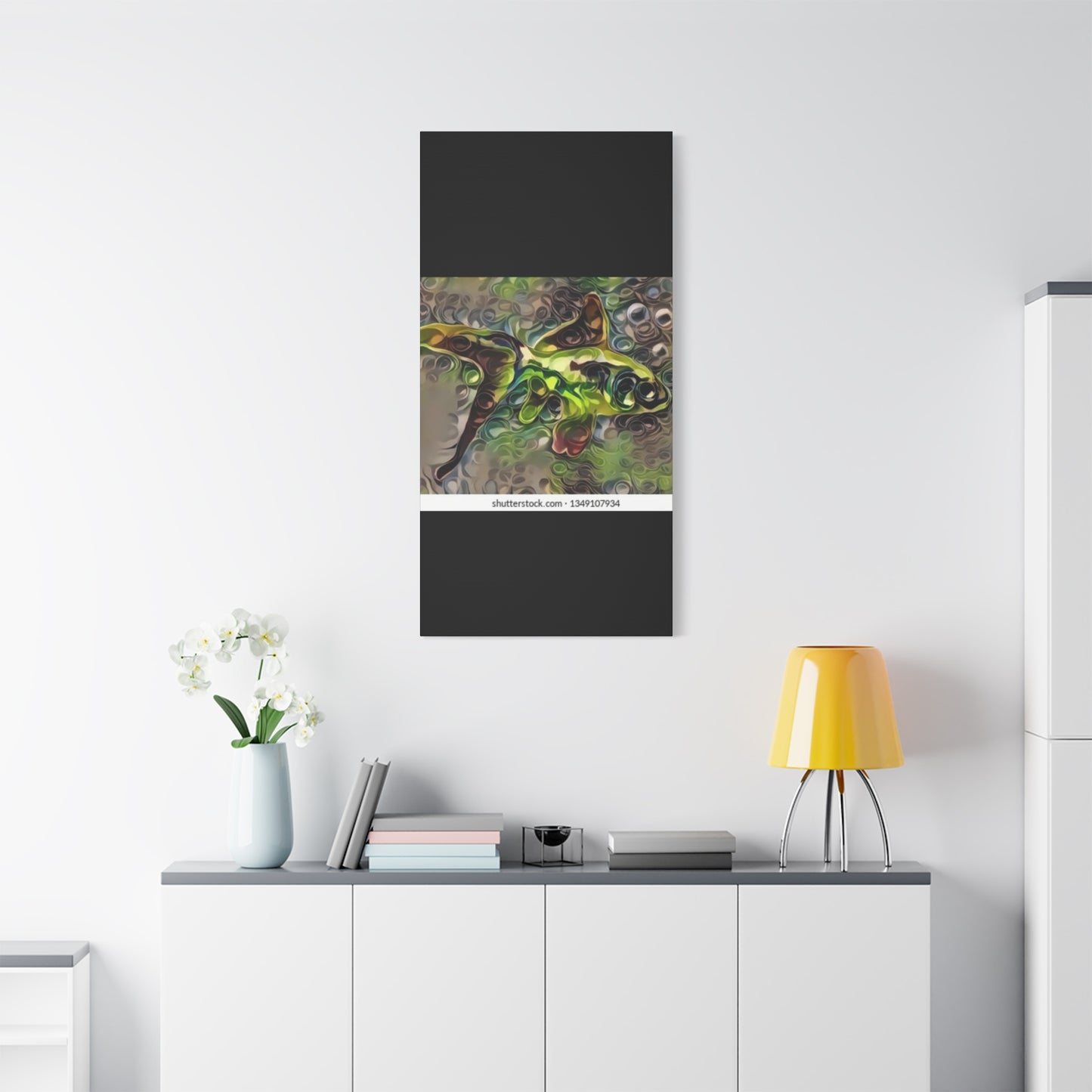 Abstract Nature Canvas Art - Stretched Matte Wall Decor
