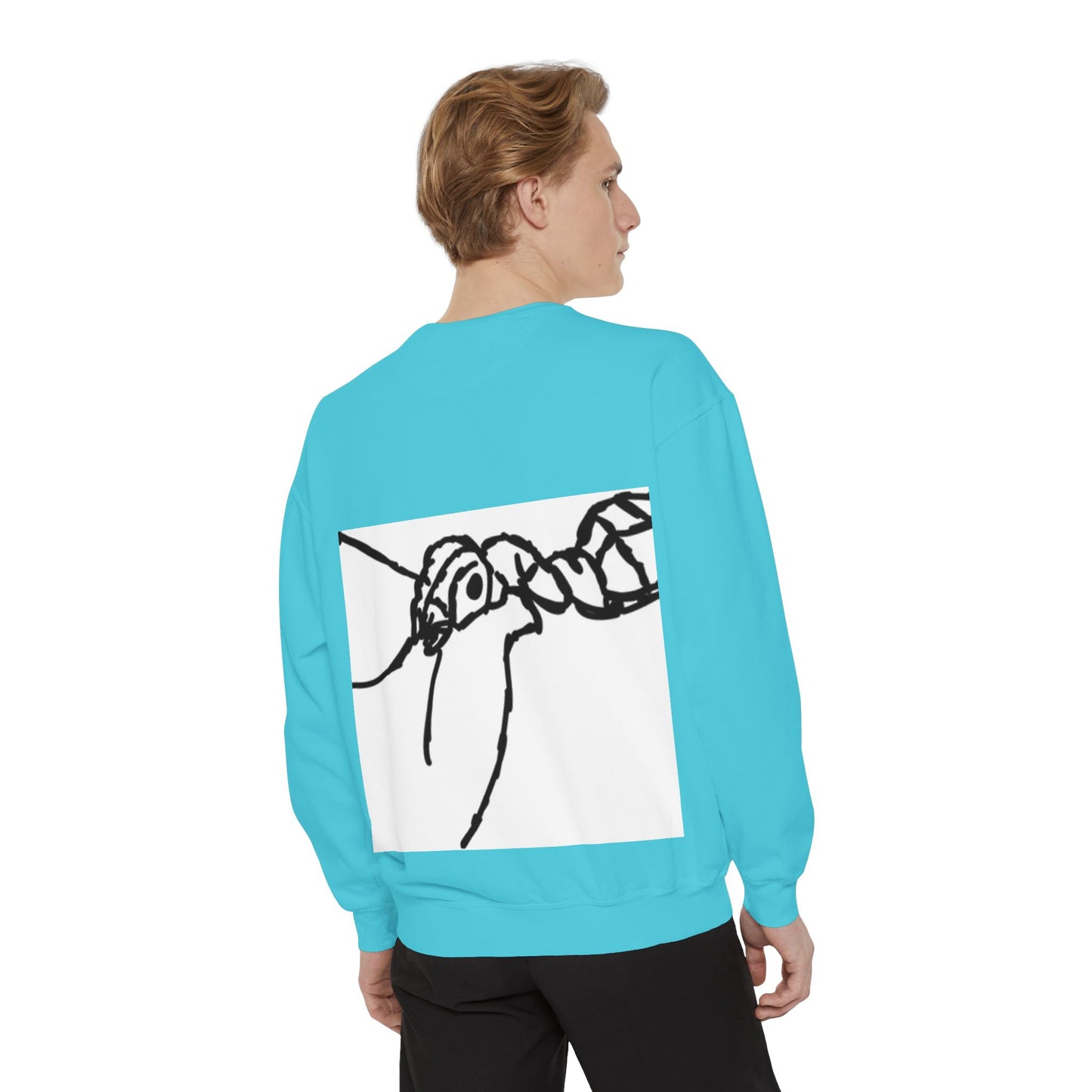 Ant-Inspired Unisex Garment-Dyed Sweatshirt - Unique Nature Lover Gift