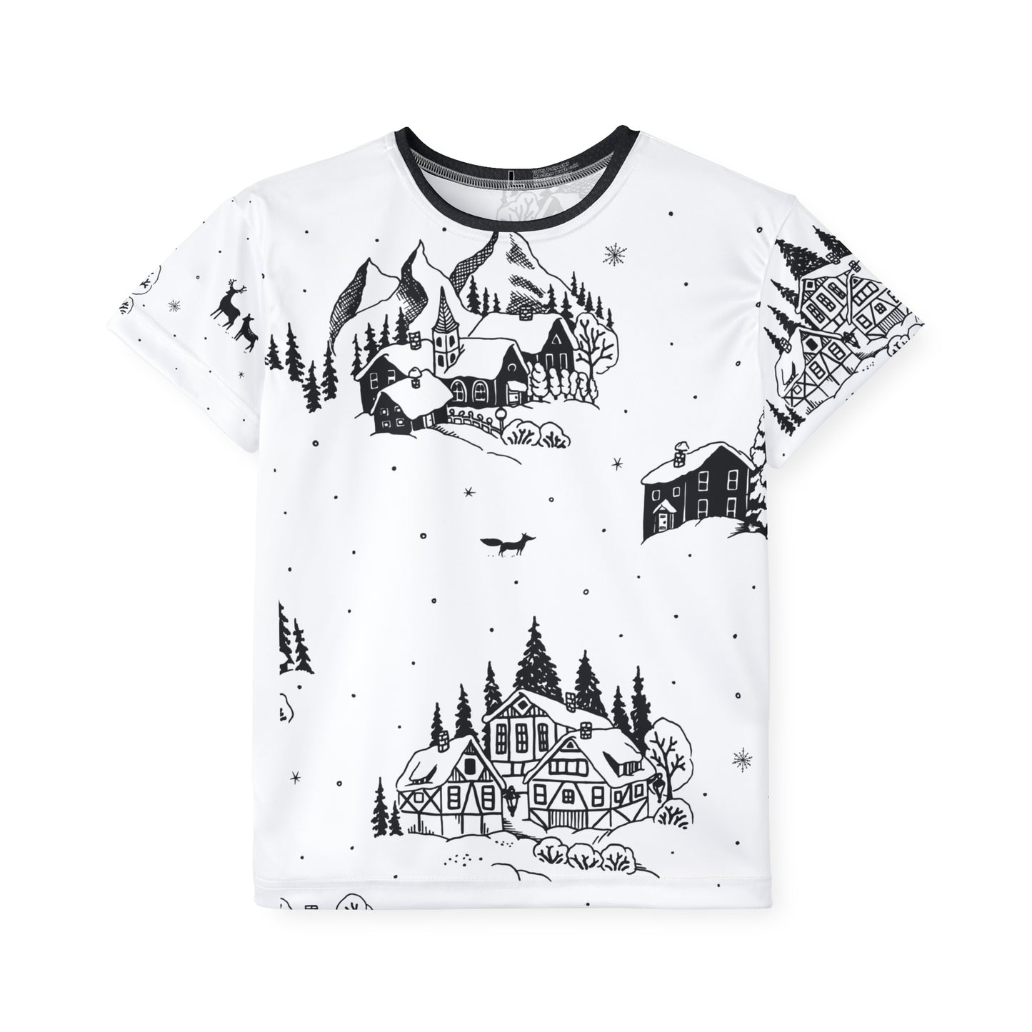 Kids Winter Sports Jersey - Cozy Holiday Design