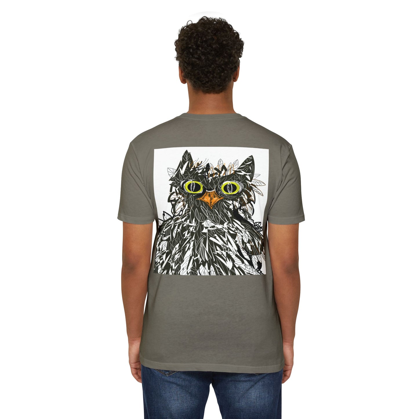 Whimsical Cat Graphic Unisex T-Shirt - Fun & Artsy Apparel