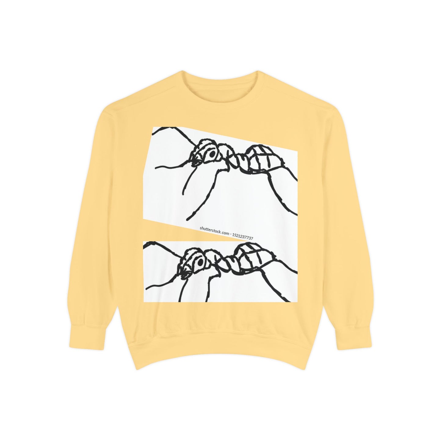 Ant-Inspired Unisex Garment-Dyed Sweatshirt - Unique Nature Lover Gift
