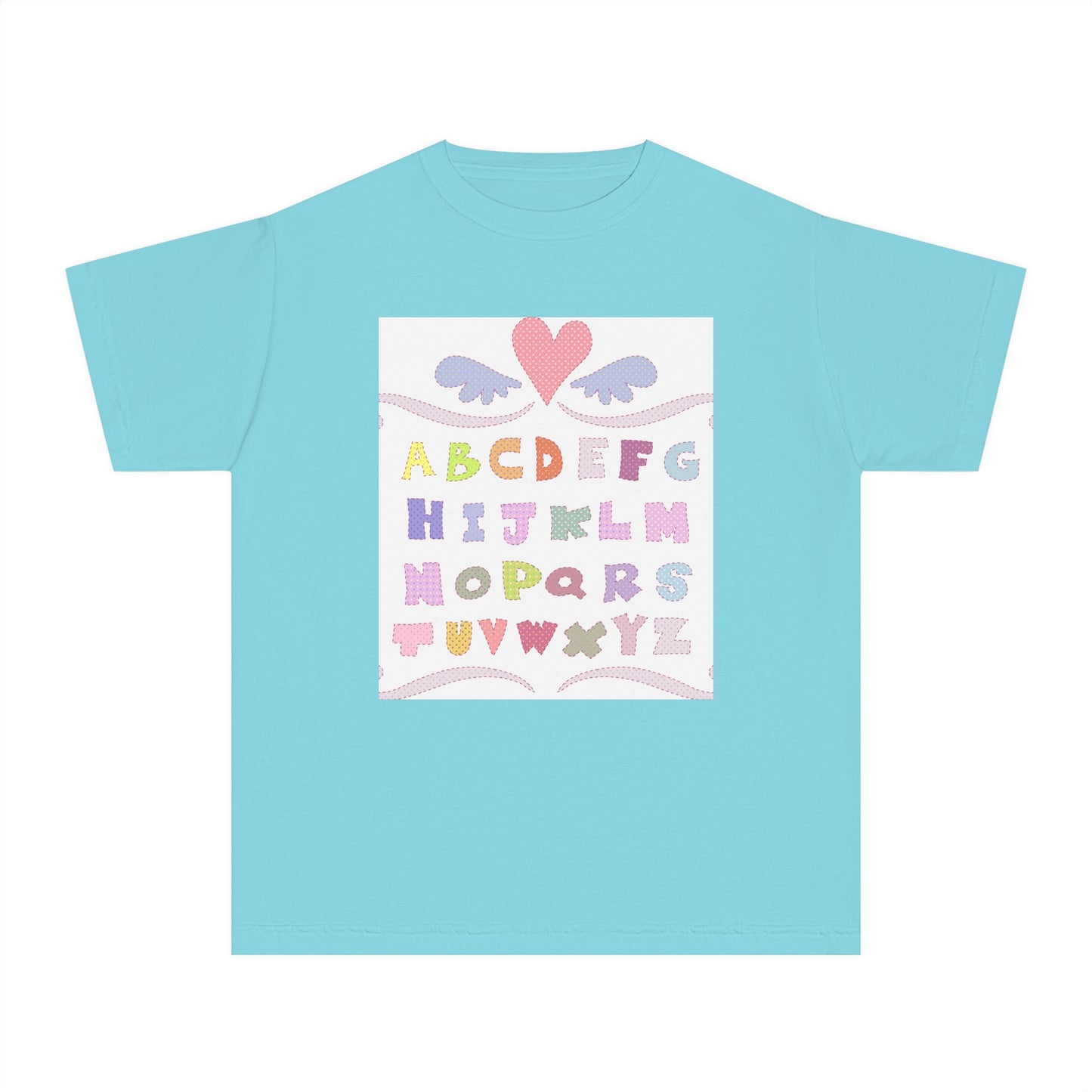 Youth Alphabet Love Tee - Fun & Playful Kids Shirt