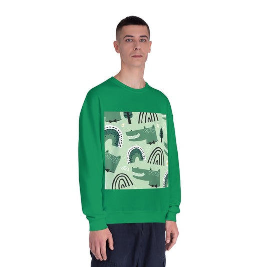 Whimsical Nature Print Unisex Crewneck Sweatshirt - Cozy and Stylish for Life’s Adventures