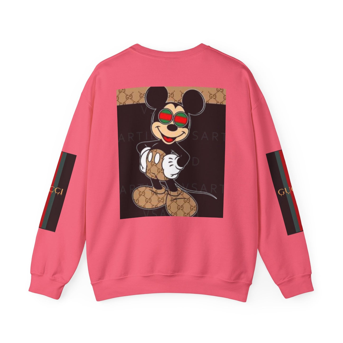 Gucci-Inspired Mickey Mouse Unisex Heavy Blend™ Crewneck Sweatshirt