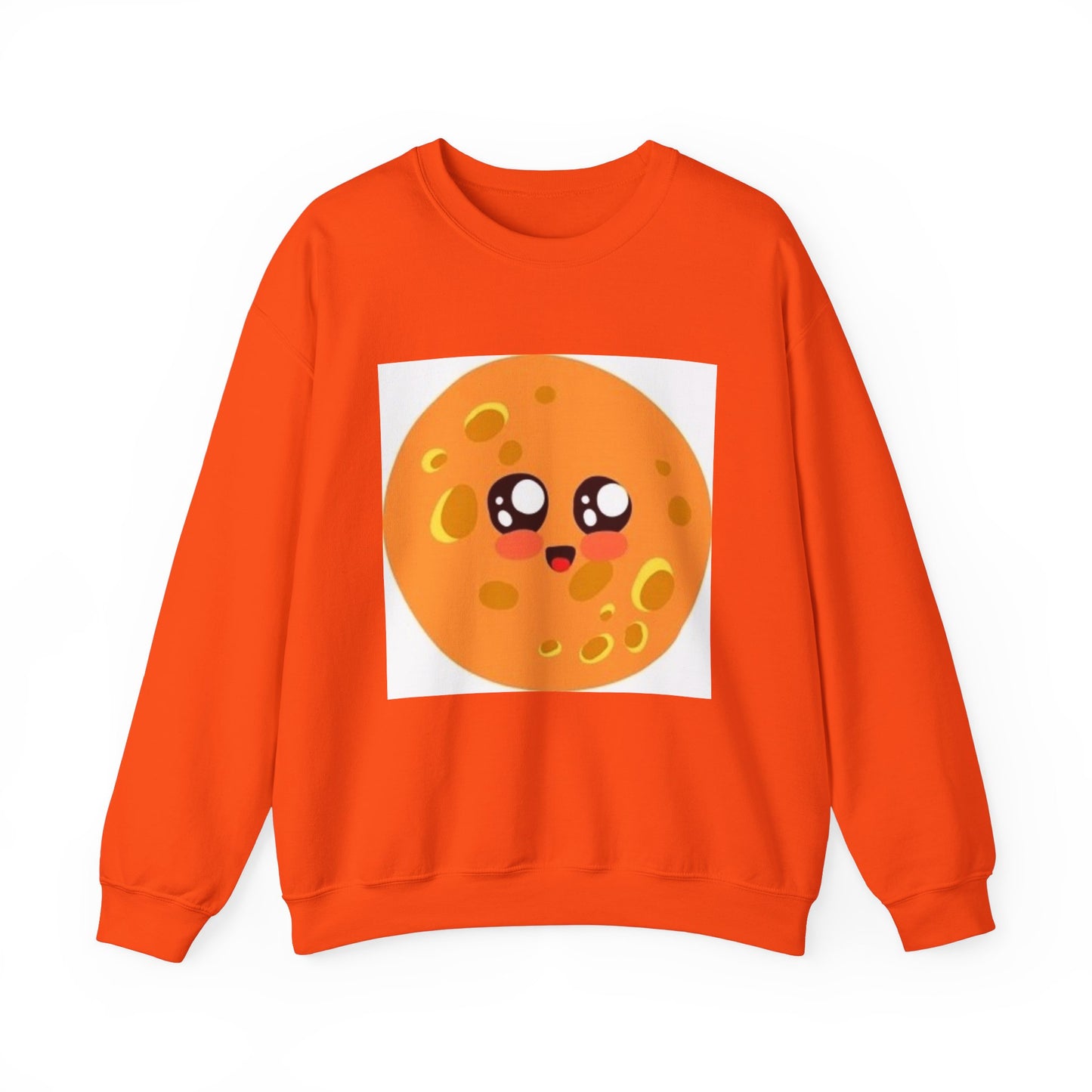 Cute Cartoon Moon Unisex Sweatshirt - Heavy Blend Crewneck