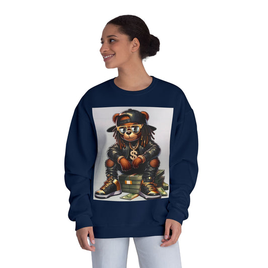 Cool Bear Money Crewneck Sweatshirt