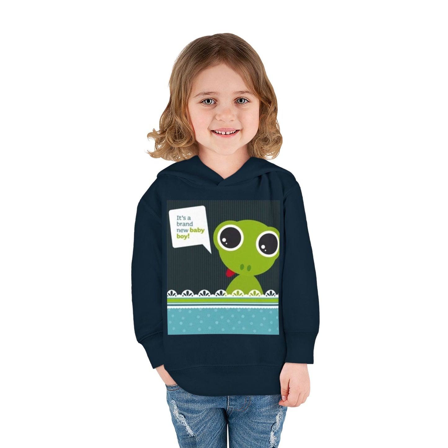 It's a Boy Alien Toddler Hoodie - Cute Fleece Pullover for Boys
