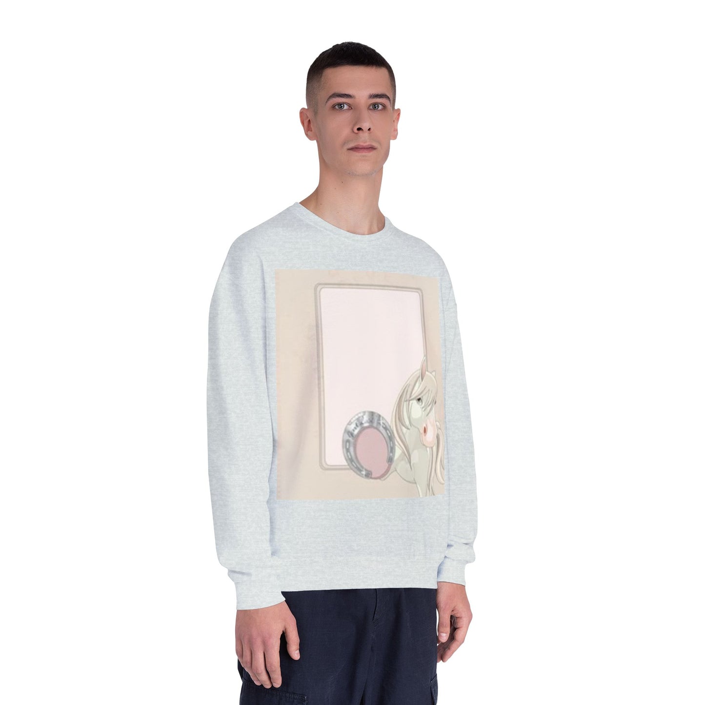 Cute Unicorn Blank Space Unisex Crewneck Sweatshirt
