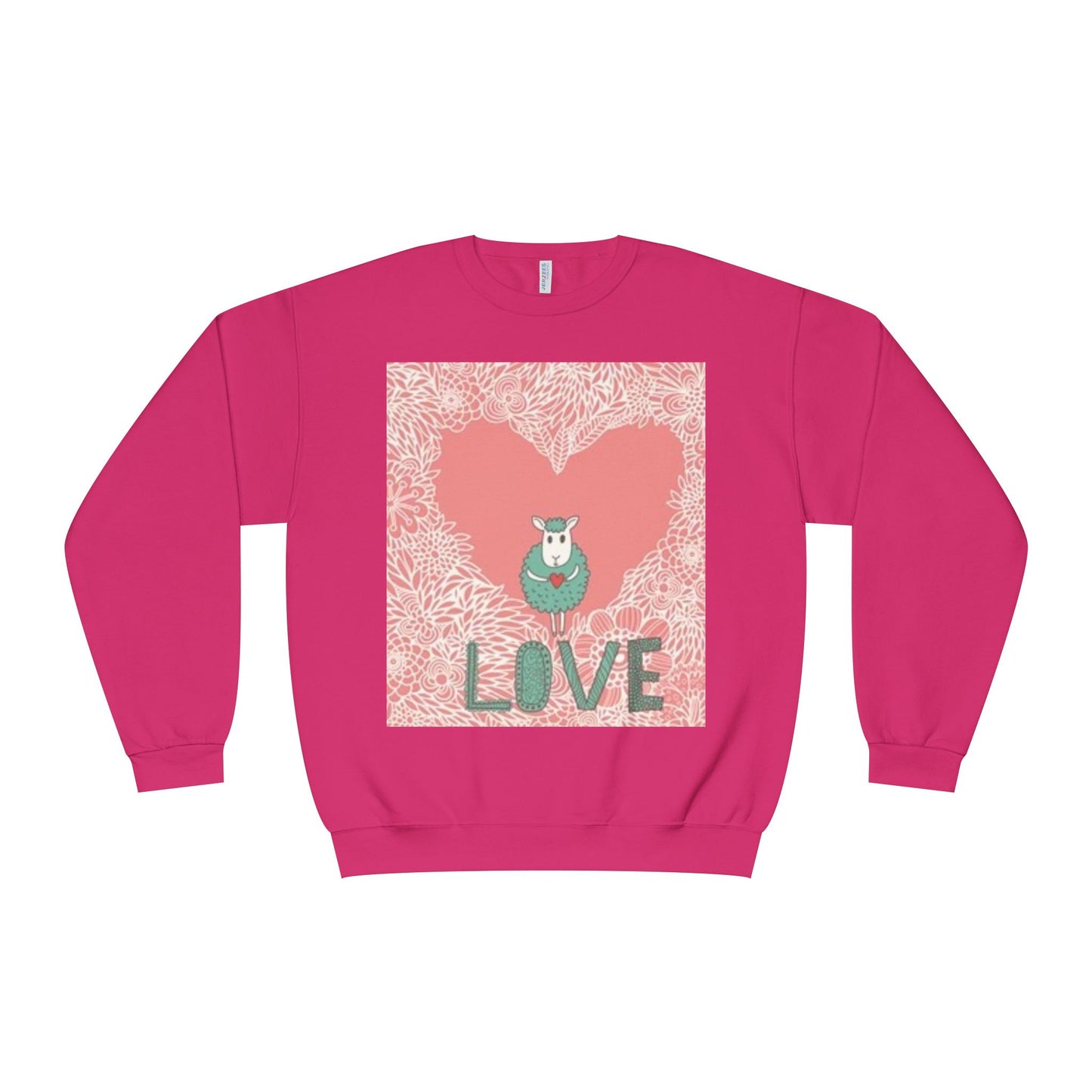 Love-Themed Unisex NuBlend® Crewneck Sweatshirt
