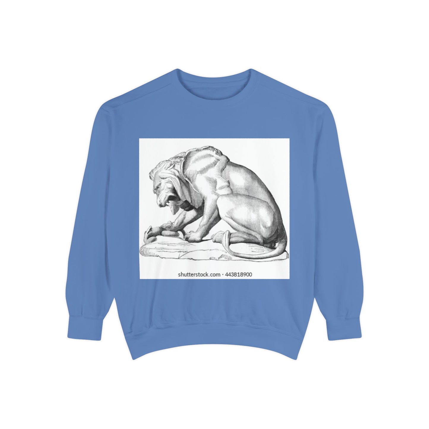 Artistic Lion Graphic Unisex Sweatshirt - Cozy & Stylish