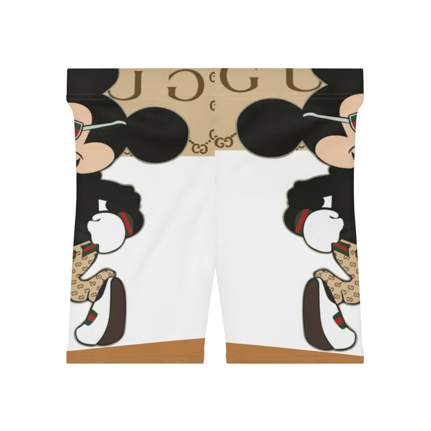 Stylish Women's Biker Shorts with Cool Mickey Mouse Design