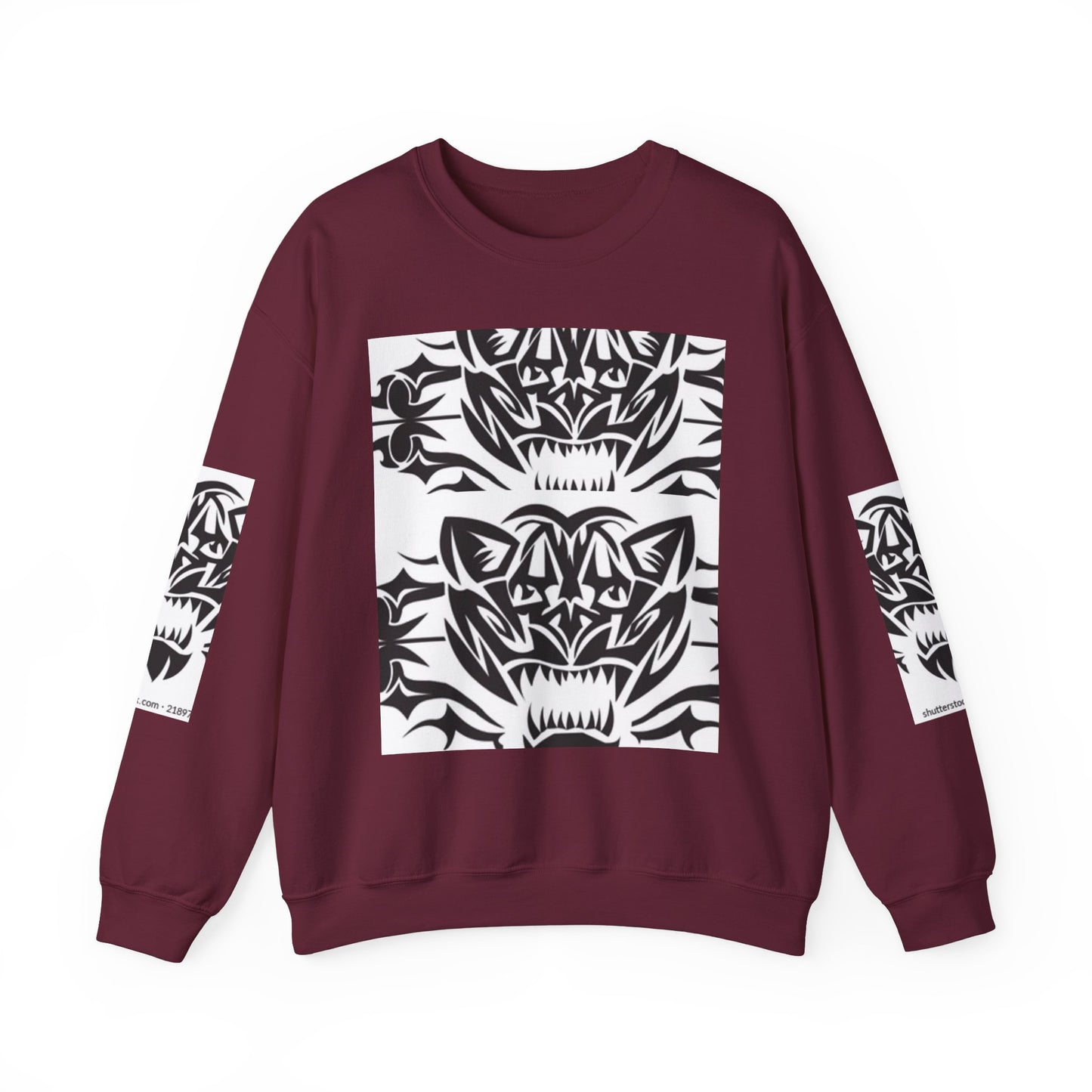 Bold Tiger Graphic Unisex Sweatshirt - Fierce Animal Design