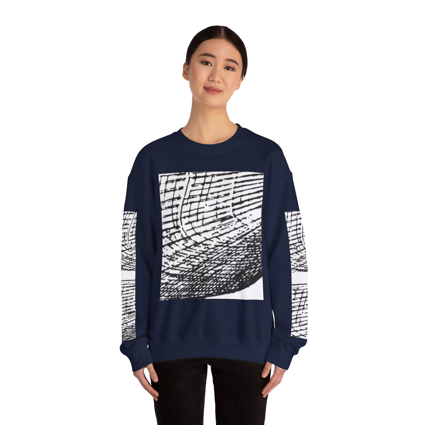 Artistic Unisex Crewneck Sweatshirt - Abstract Design for Cozy Vibes