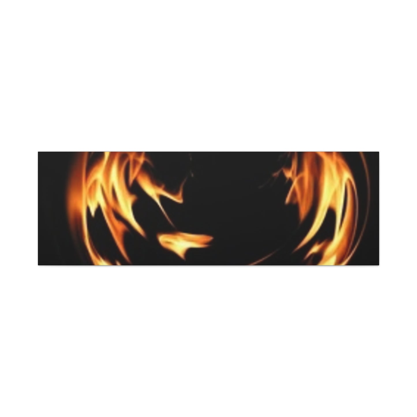Fire Swirl Matte Canvas Art - Stretched 1.25" Gallery Wrap