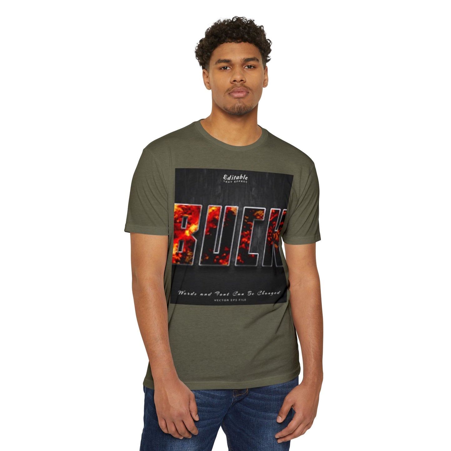 Yellow Unisex Graphic T-Shirt - "BUCK" Design - Perfect for Everyday Style and Inspiration