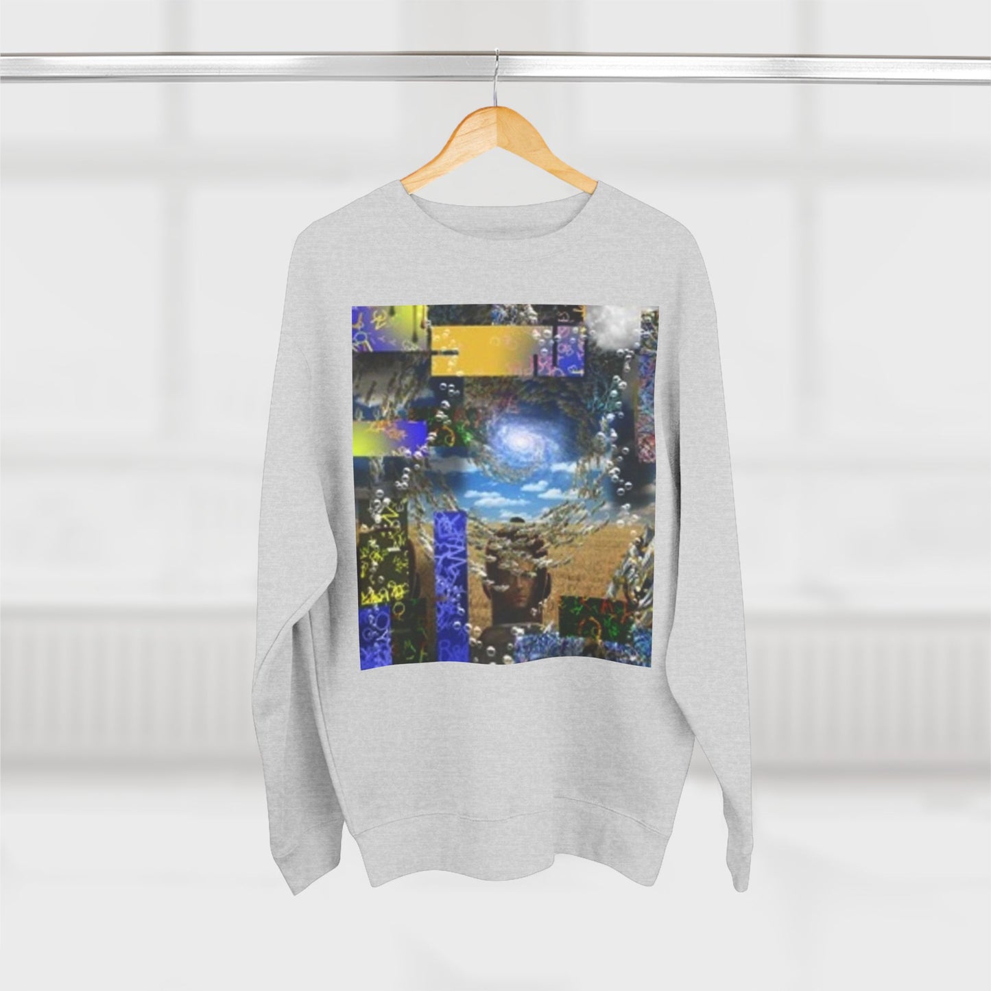 Cosmic Adventure Unisex Crewneck Sweatshirt - Unique Art Print