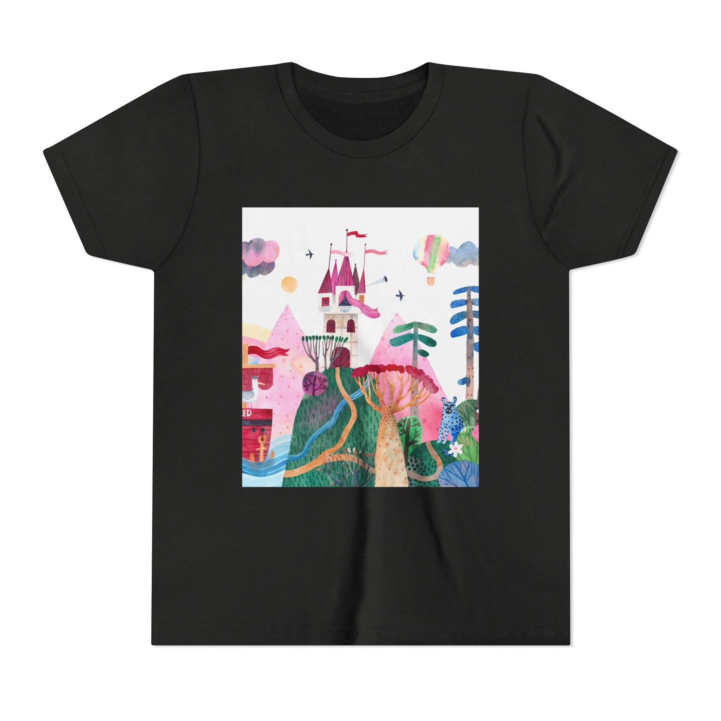 Mermaid Dreams Youth Tee - Cute Short Sleeve T-Shirt for Girls
