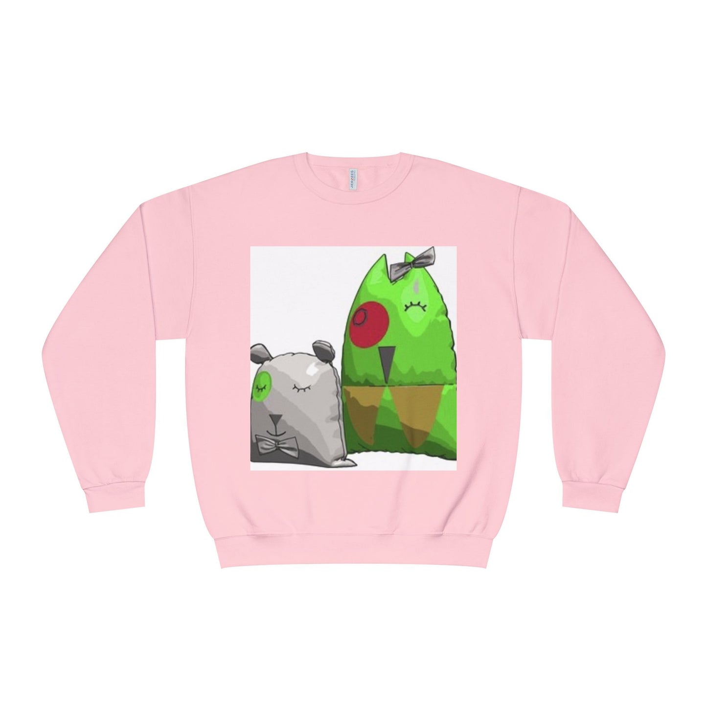 Cute Cartoon Monsters Unisex Crewneck Sweatshirt - Cozy Fun for All Ages